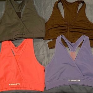 Alphalete sports bras $15 each obo